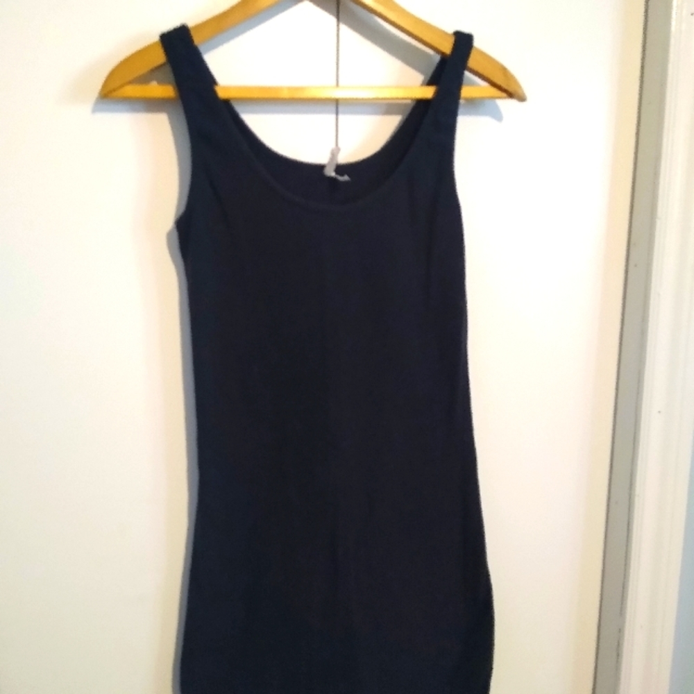BKE long line soft black tank M